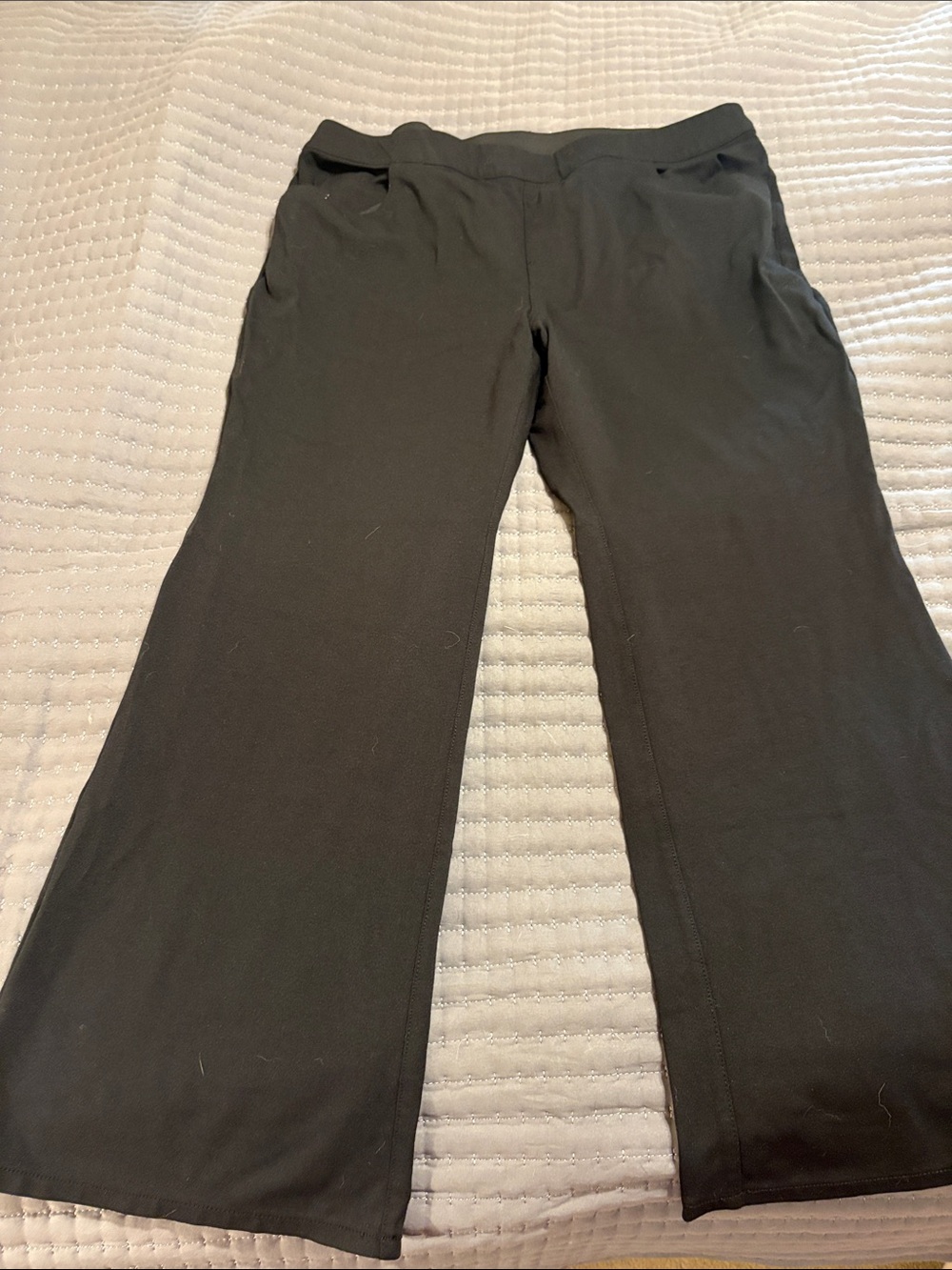 Lane Bryant Black Wide-Leg Trousers